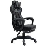 Gaming Chair Reclining W/ Footrest | Gray