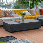 Colorado Grc Rectangular Coffee Table | Slate Black