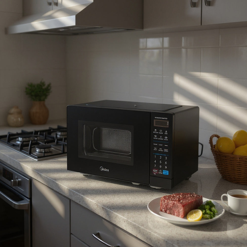 Smart Microwave Oven With 11 Power Levels, 6 Preset Programs, And Child Lock – Quiet Mode