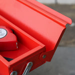 3 Tier Toolbox With 5 Trays And Handle, 45cmx20cmx34.5cm | Red