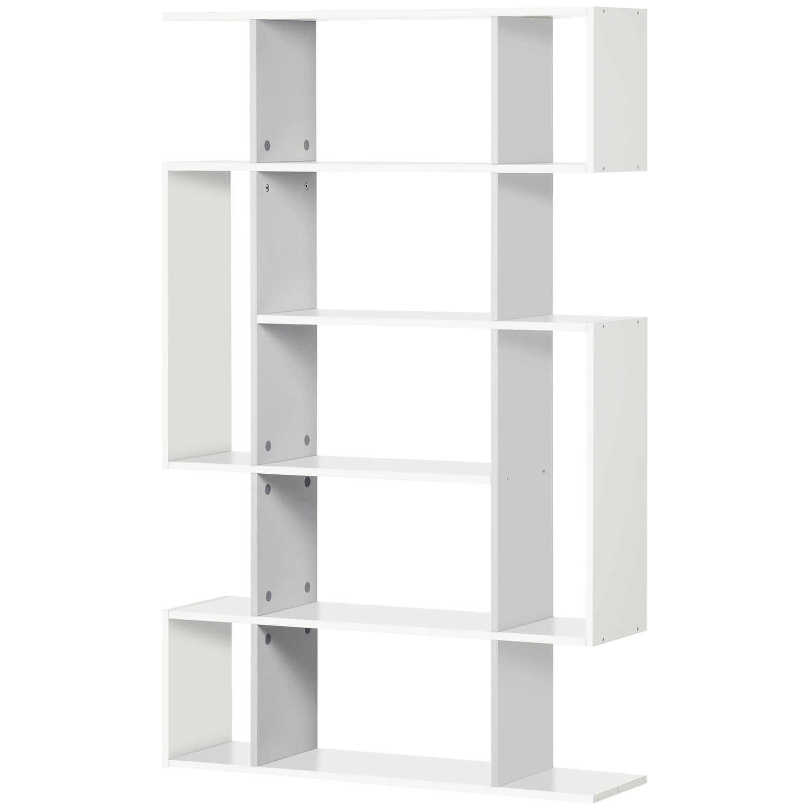5 Tier Bookshelf Freestanding Decorative Storage Shelves