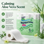 Freedom Aloe Vera 3-ply Toilet Paper 45 Rolls + Shea Butter 45 Rolls