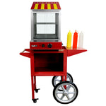 Commercial Hot Dog Steamer & Cart