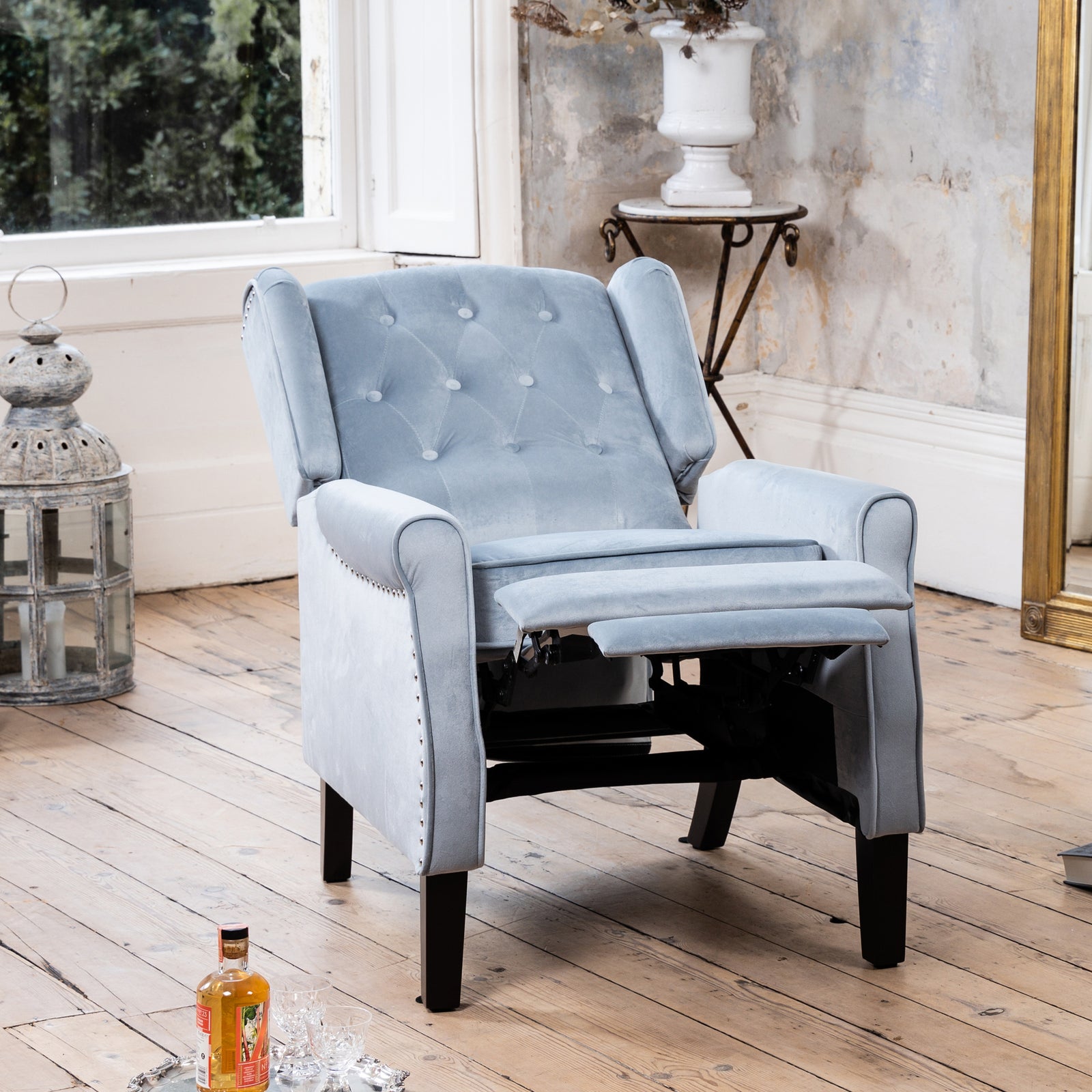 Annapoli Recliner Armchair | Light Blue