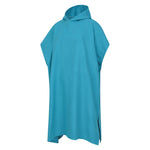 Womens/ladies Lagoon Microfibre Poncho | One Size | Blue