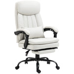 Microfibre Massage Chair Lumbar White | Cream