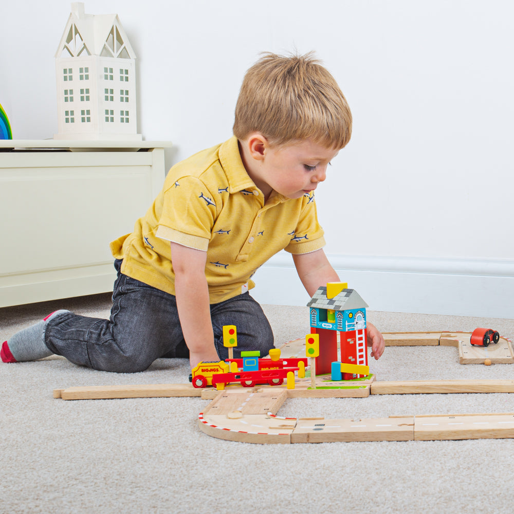 Railway Signal Box for Wooden Train Sets