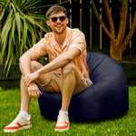 Classic Indoor Outdoor Bean Bag | Navy Blue