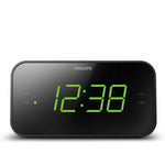Tar3306 Wake-up Alarm Clock Digital Portable Radio | Black