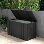 450l Outdoor Storage Box Waterproof With Wheels And Handles
