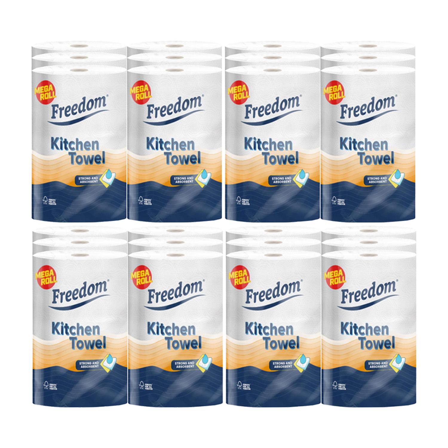 Lemon 3-ply 45 Rolls + Rhino Jumbo Kitchen Towels 24 Rolls