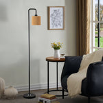 Modern Cylindrical Rope Floor Lamp