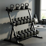 SPORTNOW Dumbbell Rack 3-tier Weight Organiser For Home Gym 200 Kg Capacity