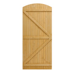 90cm W X 150/180/210cm H Semi Braced Arch Top Strong Wooden Garden Gate | 210cm