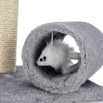 Cat Scratching Post With Toys And Tunnel