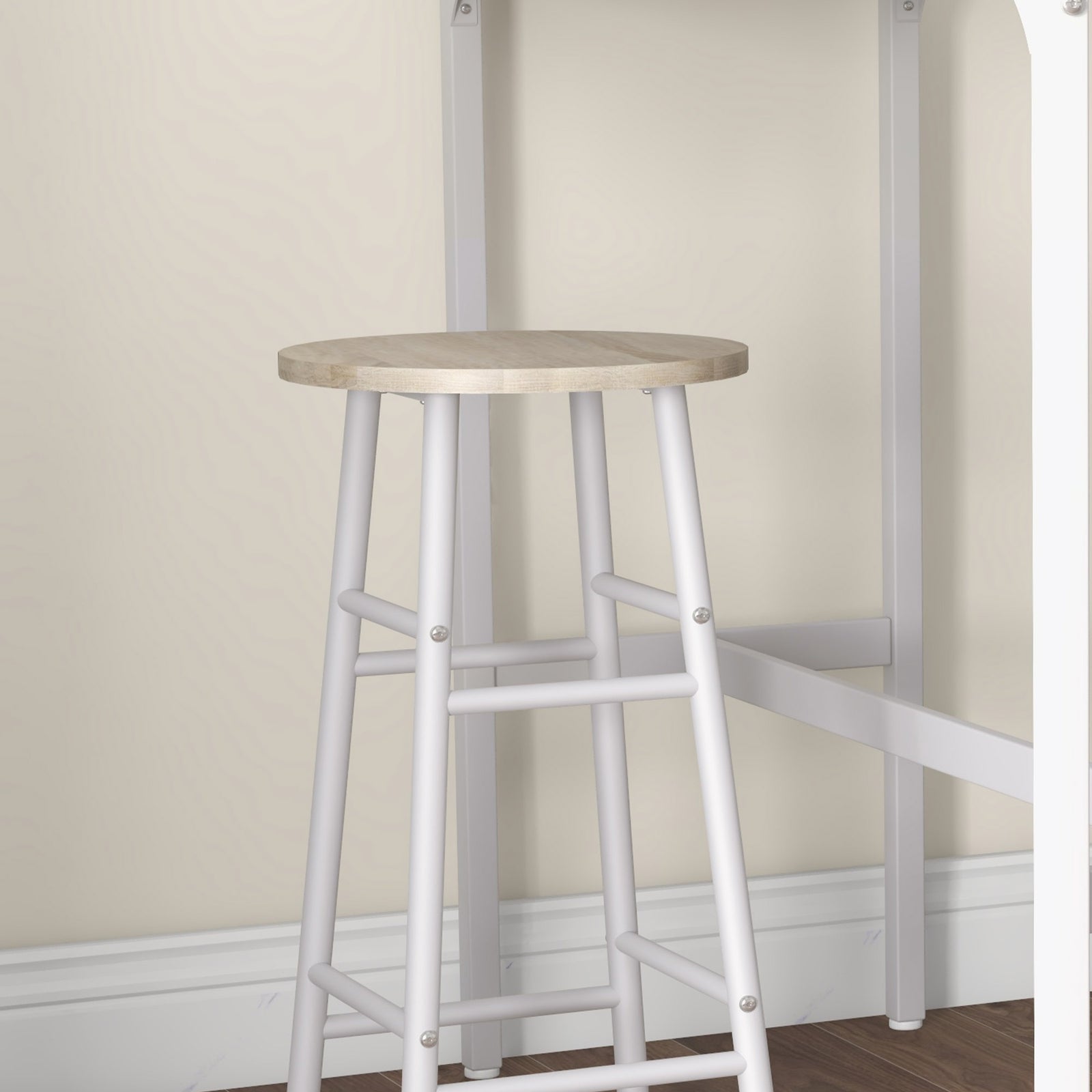 3 Piece Bar Set, Industrial Kitchen And Chair Set | Oak