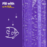 Wicked Gizmos Led Bubble Lamp 60cm Colour Changing With Fish For Home Décor