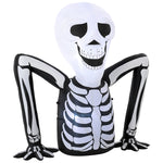 Outsunny Inflatable Ground Crawling Skeleton With Built-in Led Lights