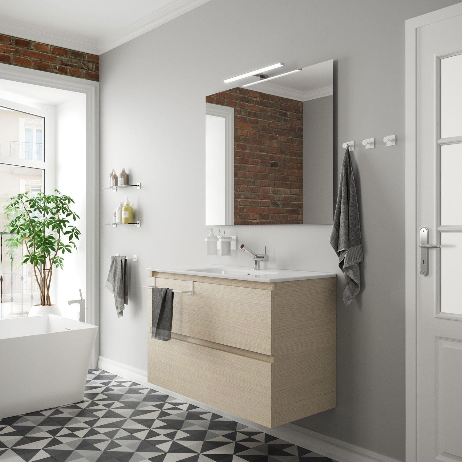 Towel Rail 38cm Over Cabinet Door Black Anti-corrosion Stick Collection
