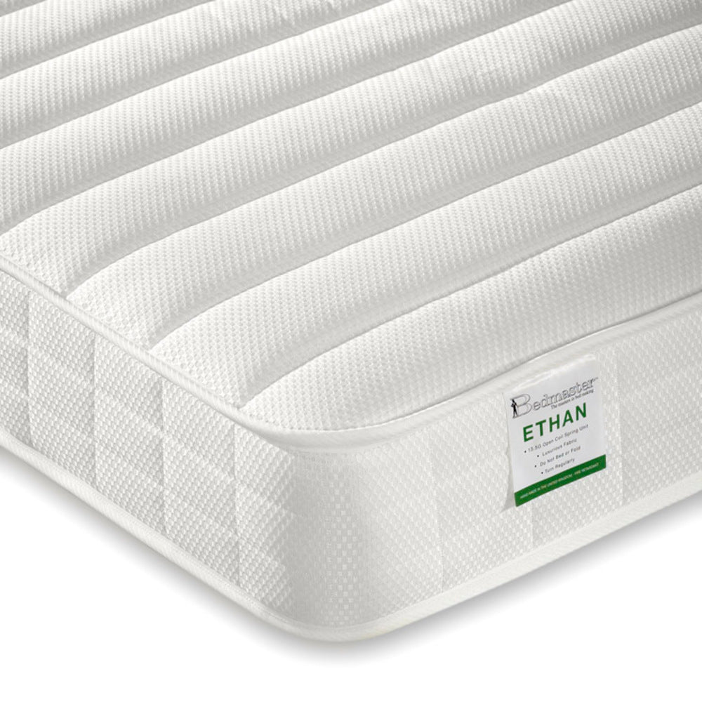 Nova White Wooden 6 Drawer Storage Bed With Spring Mattress Single | Single | White