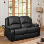 Glendale 2 Seat Manual Recliner Sofa | 2 | Black