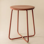 Multi Functional Stool, , Small Side Table, Brown, Geyser Collection