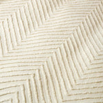 Chevron Cotton Tufted Duvet Cover Set | Super King | Off White