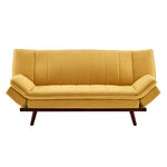 Scandinavian Click Clack Sofa Bed - Double | Yellow