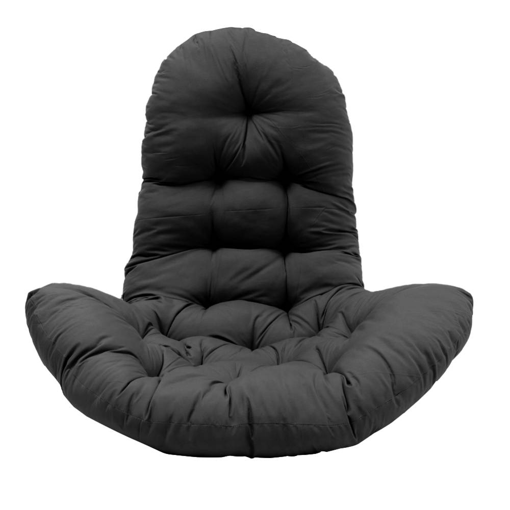 Thick Comfortable Cushion Pad For Hanging Egg Chair Swing | Black