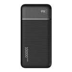 10,000 Mah Powerbank With Type-c 3a Output, Black