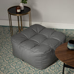 Lucia Faux Leather Bean Bag Pouffe