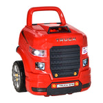 Kids Truck Engine Toy Set W/ Horn, Light, Car Key, For Ages 3-5 Years | Red