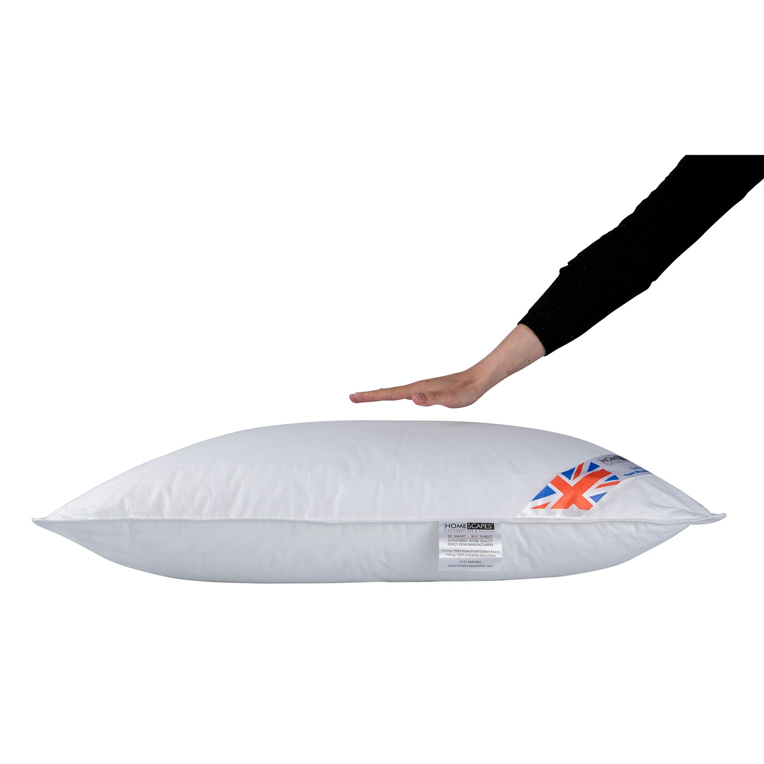 Luxury Hotel Quality Super Microfibre Pillow Pair