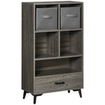 Freestanding Storage Cabinet Display Shelf Storage Drawers