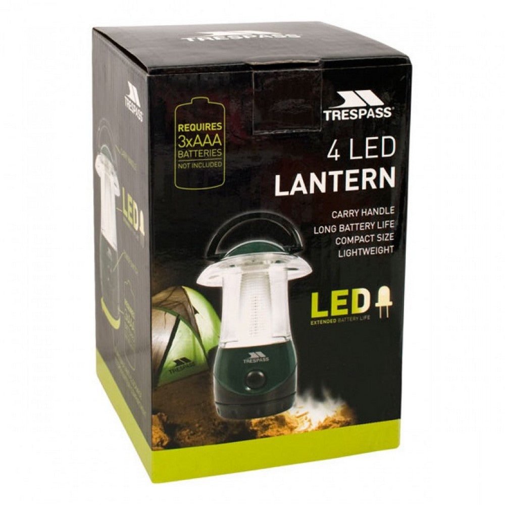 Embers 4 Led Battery Lightweight Lantern | One Size | Dark Green