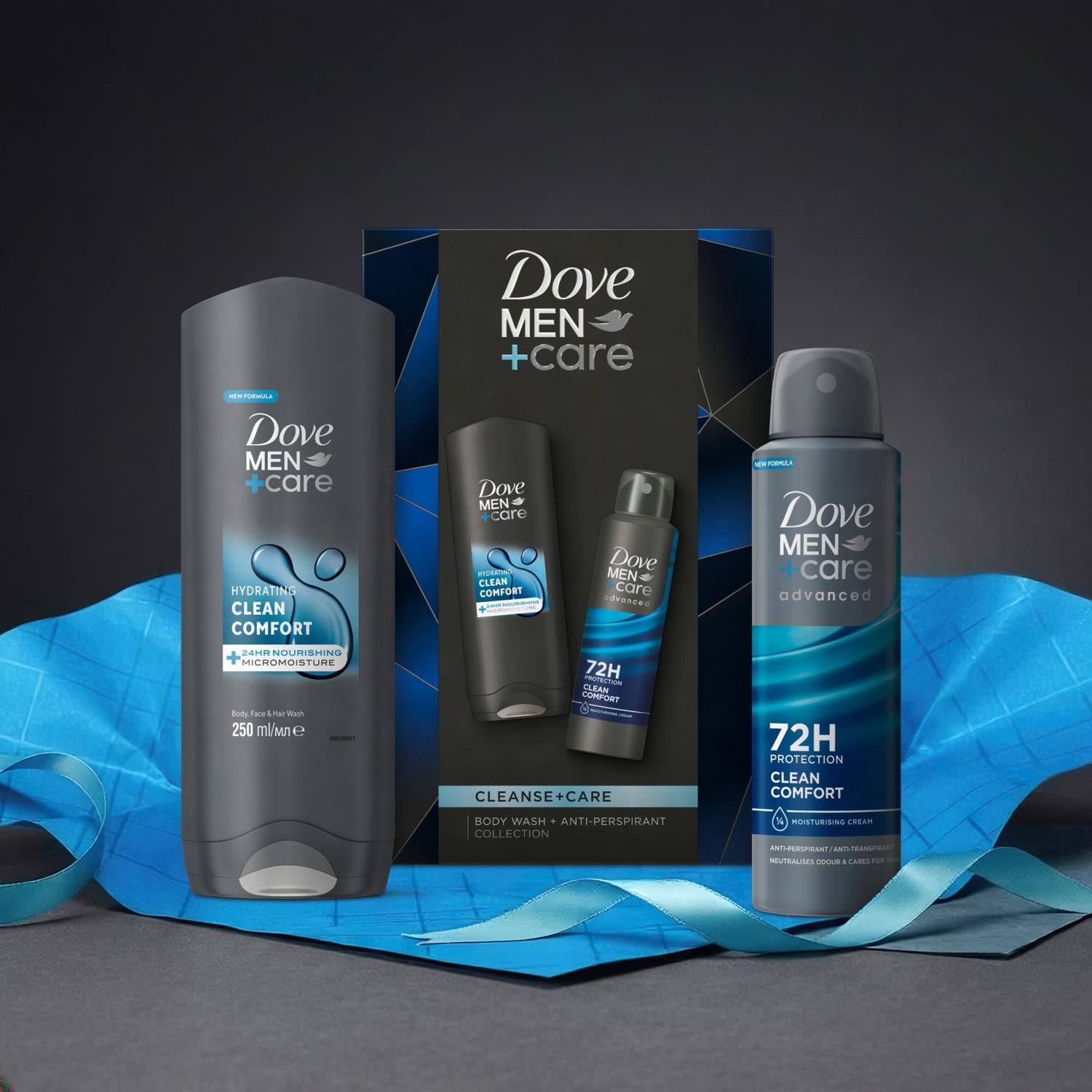 Cleanse And Care Duo Gift Set For Him, Body Wash And Deodorant | Set of 1