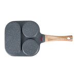 19cm W X 19cm W Non-stick 3-hole Egg Frying Pan
