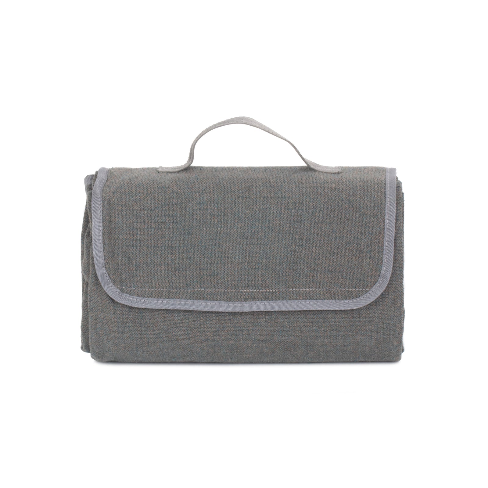 Grey Tweed Picnic Blanket