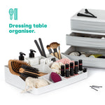 Large Desk Organiser Tray - White