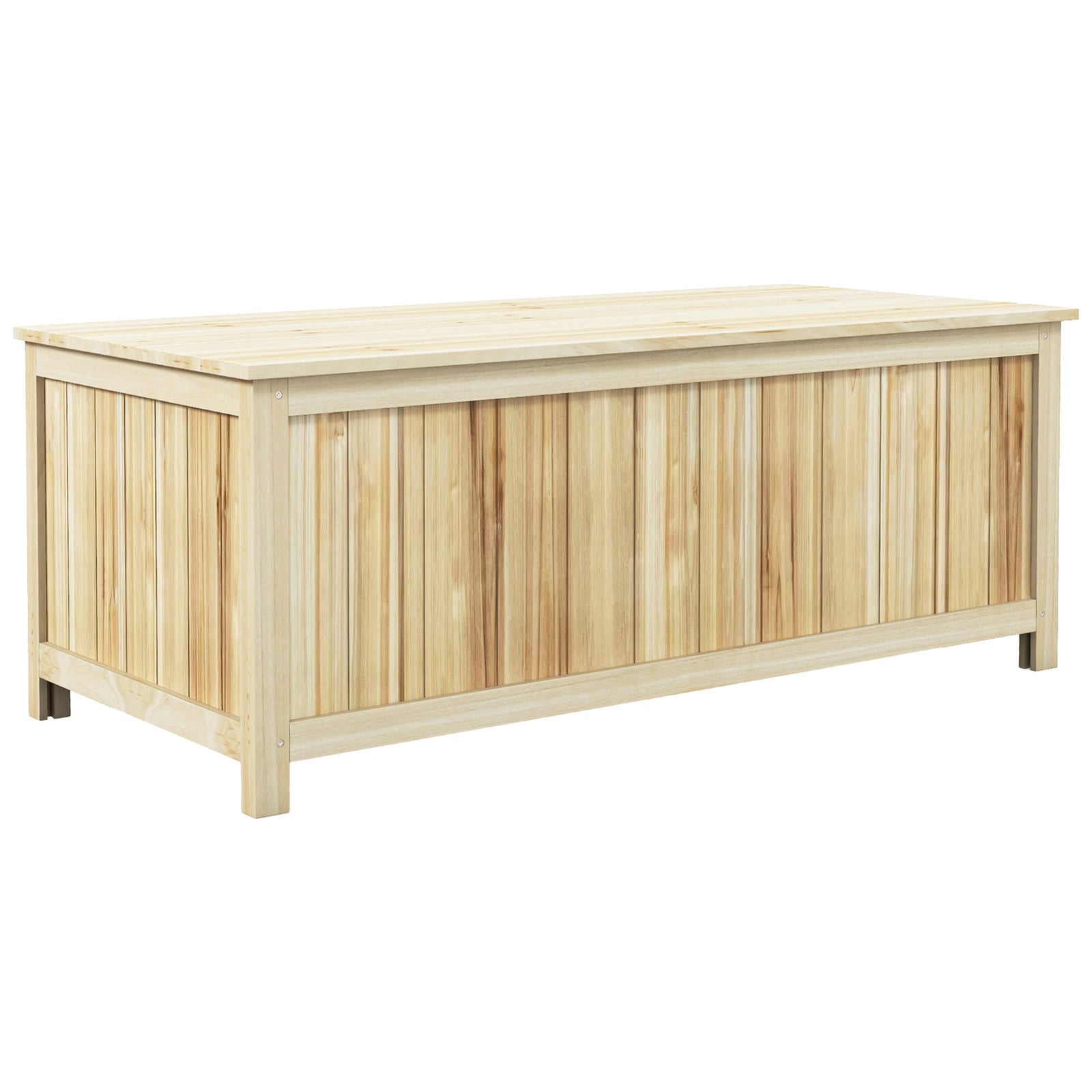 172l Outdoor Wooden Storage Box Terrace Box Natural