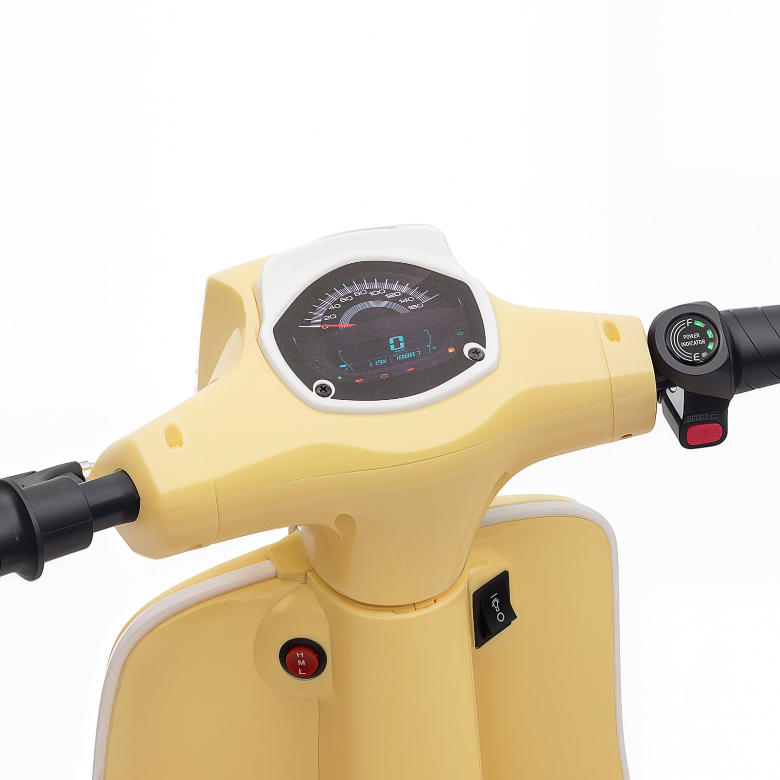 24v Battery Powered Ride On Motorcycle With Manual Throttle | Beige