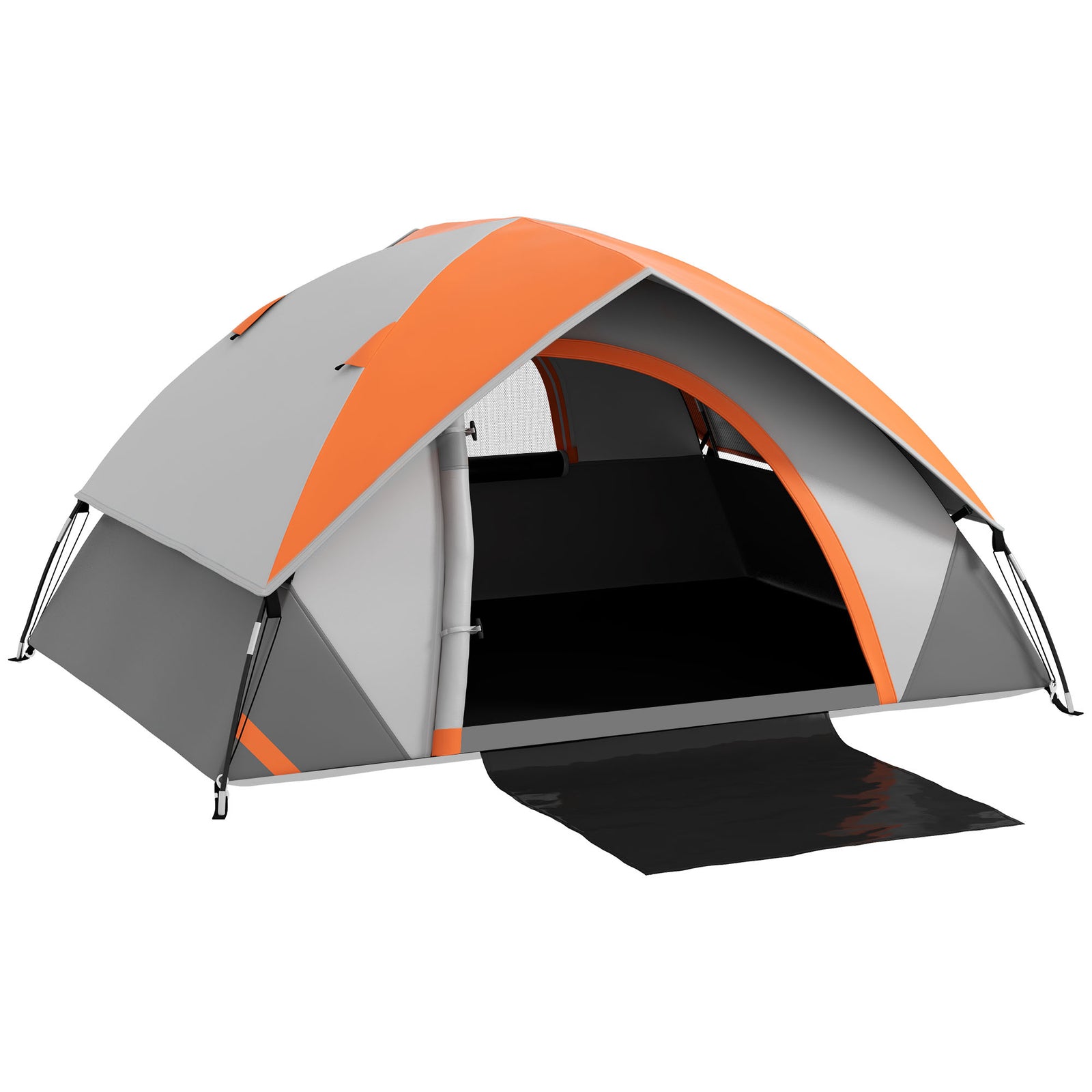 2 Man Camping Tent W/ Sewn-in Groundsheet, 3000mm Waterproof | Multi Colour
