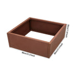 Rusty Raised Bed Steel Planter Box – Outdoor Garden Flower Bed, Weatherproof Rust Finish, Durable Raised Planter For Patio & Yard | Small