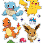 Pokemon Sticker Birthday Card Official Product