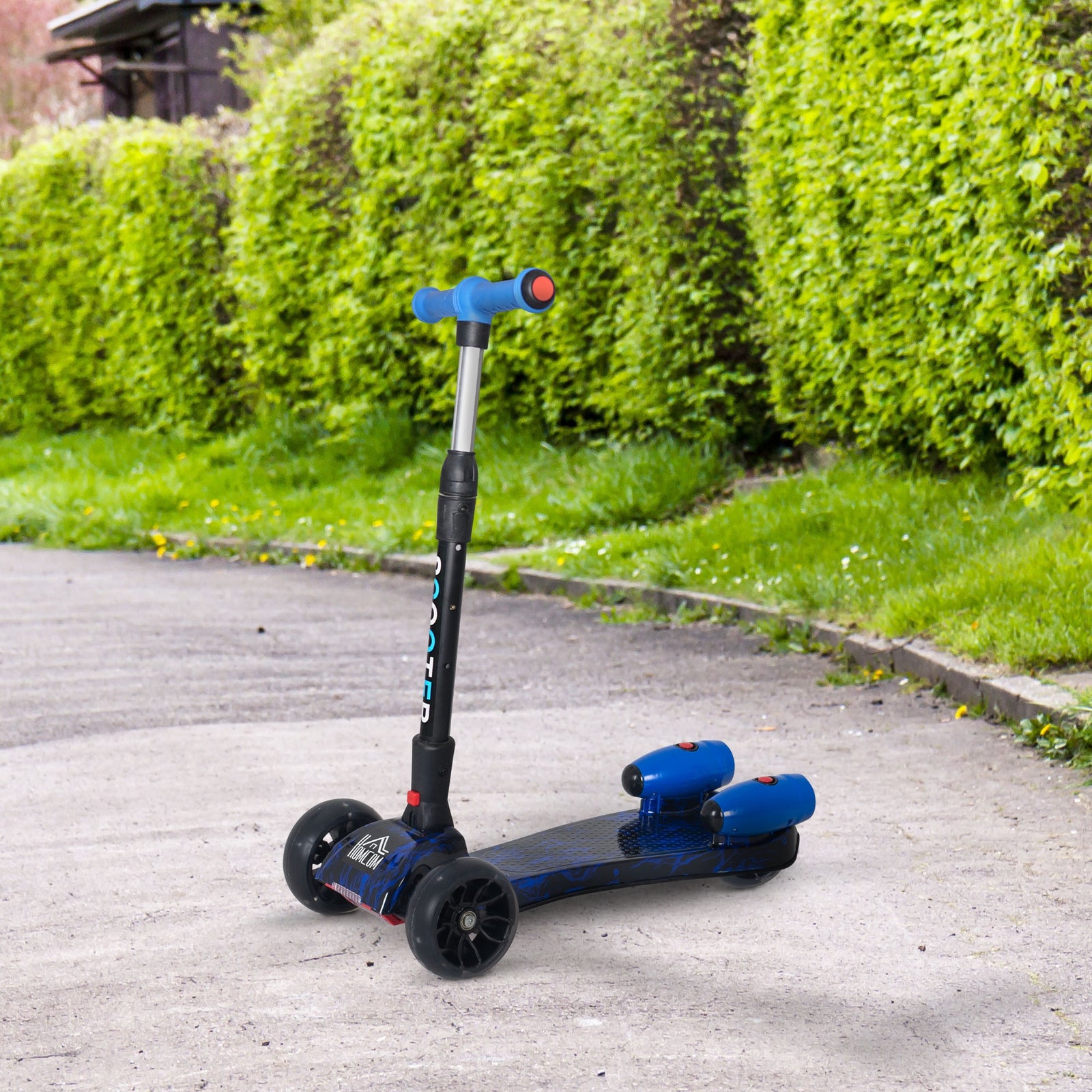 Child 3-wheel Scooter Light Music Water Spray Rechargeable 3-6 Yrs | Blue