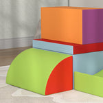 7 Pcs Kids Soft Foam Puzzle Play Blocks Set Learning Toy | Orange