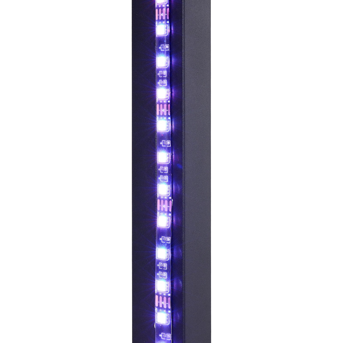 Breeins Industrial Tall Corner Bar Cabinet With Power Socket & Led Lighting