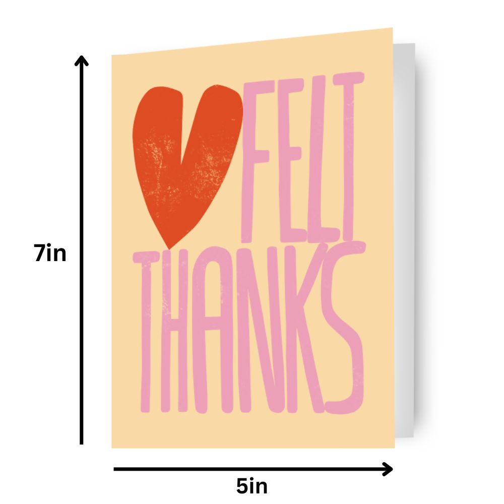 Thank You Card Official Product