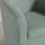 Beulah Fabric Accent Chair | Duck Egg Blue