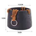 Nordic Style Hanging Cement Planter Minimalist Indoor Flower Pot For Home Decor